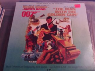 Factory Vintage Album James Bond Movie Soundtrack Man With The Golden Gun