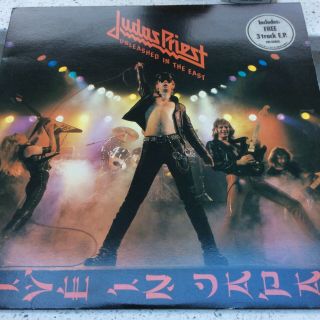 Judas Priest - Unleashed In The East Vinyl Lp Cbs Records Cbs 83852
