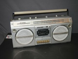 Vintage Sharp Gf 6464 H Boom Box Cassette Player