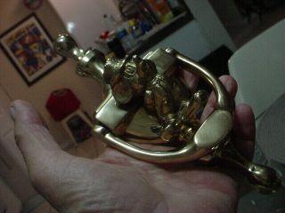 Vintage Mickey Mouse Brass Door Knocker