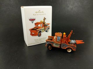 Hallmark Keepsake Ornament Secret Agent Mater Disney Pixar Cars 2 Tow Truck