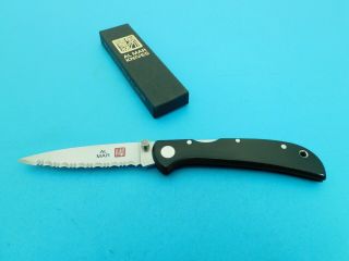 AL MAR KNIVES,  PTLD,  OR.  VINTAGE ULTRALIGHT HAWK FOLDING KNIFE (1002UBK3) - 2