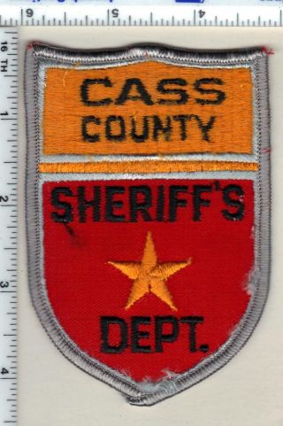 Cass County Sheriff (north Dakota) 1st Issue Shoulder Patch