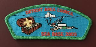 2009 Detroit Area Council Sea Base Delegate Treasure Chest 50 Made