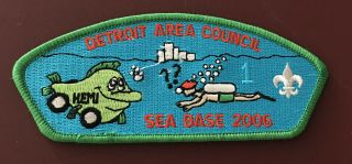 2006 Detroit Area Council Sea Base Delegate This May Be First Year?
