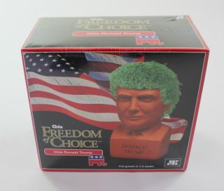 Chia Freedom Of Choice Donald Trump Decorative Potter Planter &
