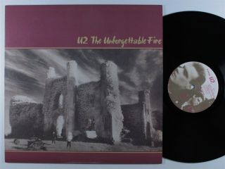 U2 The Unforgettable Fire Island Lp Vg,  /vg,  Club Edition