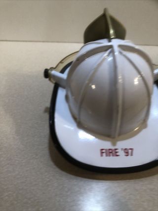 1997 First Gear York State Association Of Fire Chiefs Helmet 3