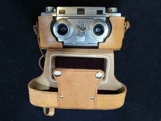 Revere Stereo 33 35mm Film Camera W Wollensak Amaton F3.  5 Lens,  17524 - Vintage