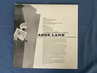 ABBE LANE WITH SID RAMIN WHERE THERE ' S A MAN RCA LSP 1899 JAPAN VINYL 3