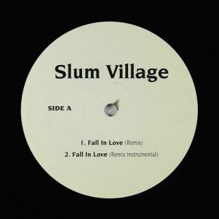 Slum Village - Fall In Love (remix) 12 " - Good Vibe - Indie Rap Vg,  Promo Mp3