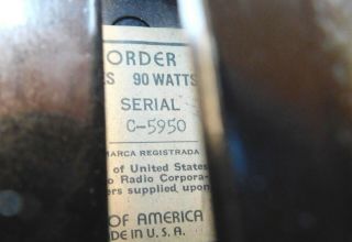 Vintage 1948 RCA Deco Style WIRE Recorder with Microphone - it 2