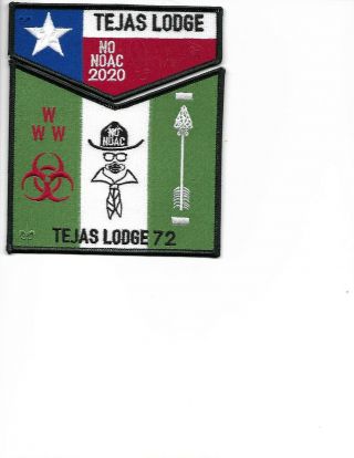 Tejas Lodge 72 2020 No Noac Two - Piece East Texas Area Council