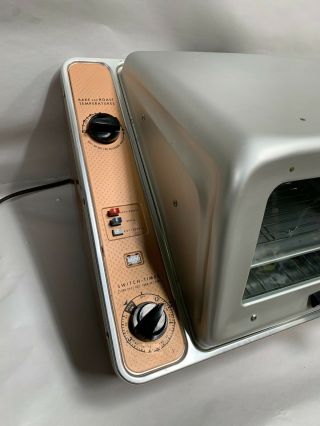 Vtg Modern Eames Era General Electric Rotisserie Oven Broiler Appliance (A35) 2