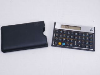 Vintage Hp 11c Hewlett Packard Rpn Scientific Calculator Usa 1988 W/case