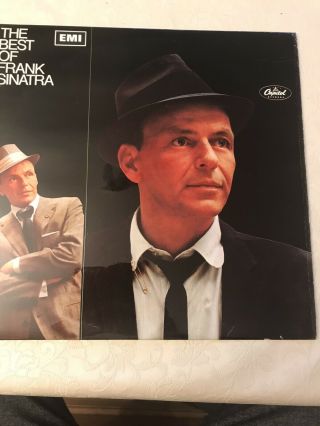 Frank Sinatra The Best Of Lp Vinyl 1960’s U.  K.  Near Emi/capitol Mono