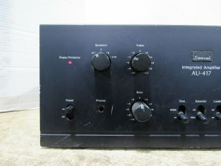 Vintage Sansui AU - 417 Integrated Stereo Amplifier 65W per Channel Parts/Repair 2