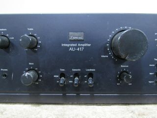 Vintage Sansui AU - 417 Integrated Stereo Amplifier 65W per Channel Parts/Repair 3