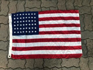 Rare Vintage Dura - Lite Nylon U.  S.  Flag Dettra W/ Embroidered Stars 2x3