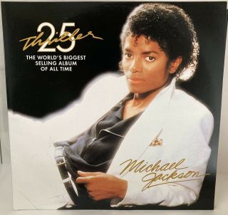 Michael Jackson Thriller 25th Anniversary 2 Lps 2008 Repress