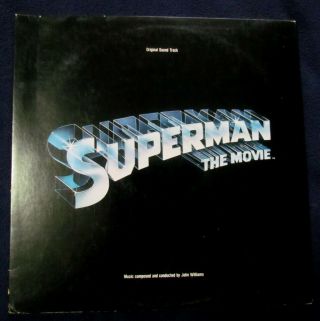 Superman The Movie Soundtrack 2x 1978 Inner Sleeves Album Lp 2bsk 3257