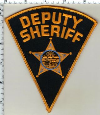 Washington County Deputy Sheriff (ohio) Shoulder Patch From 1990