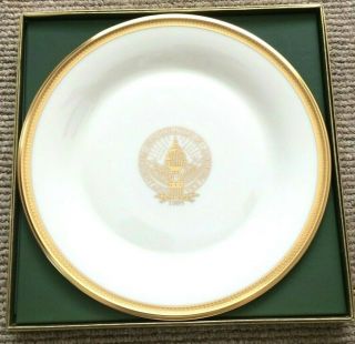 1985 Ronald Reagan 2nd Inauguration Lenox China Commemorative Plate