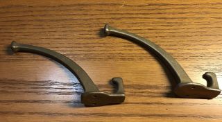 (2) Vintage Coat Hook - Large Double Hook
