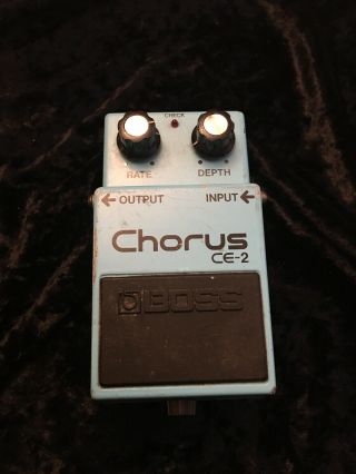 Vintage Boss Chorus Ce - 2 Pedal Made In Japan