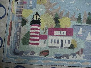 VINTAGE CLAIRE MURRAY HAND HOOKED RUG 49 