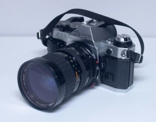 Canon Ae - 1 Program Vintage Slr 35mm Film Camera 28 - 85mm F/3.  5 Zoom Mc Lens Japan