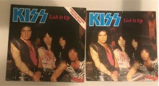Kiss,  Lick It Up " Uk Ltd Edition " 7 " Vinyl Single In Poster Sleeve