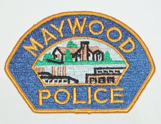 Defunct Maywood Police Los Angeles County California La Co Ca Pd Vintage Patch