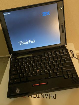 Vintage Ibm Thinkpad 760xl Notebook Laptop Type 9547 With Charger Needs Win98
