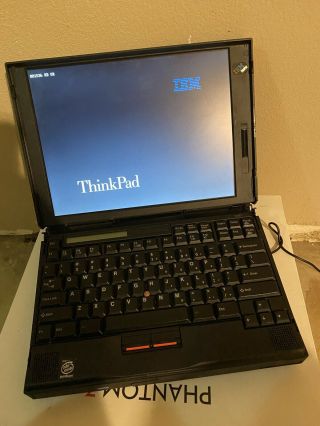 Vintage IBM ThinkPad 760XL Notebook Laptop Type 9547 With Charger Needs Win98 3