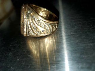 Vintage Knights of Columbus men ' s ring 14 gram ring 3