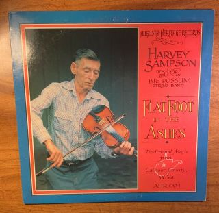 Harvey Sampson And The Big Possum String Band West Virginia Ex Vinyl Lp 1986