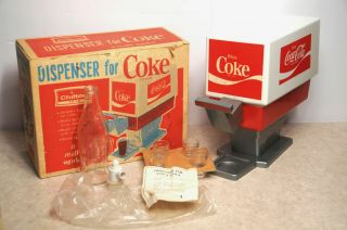Chilton Toy Coke Dispenser With Box Vintage 1960 