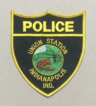 Union Station Indianapolis Indiana Railroad Police Patch Marion County Ind.