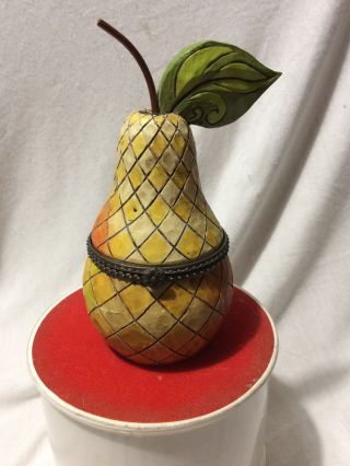 Jim Shore - Trinket Box - Pear