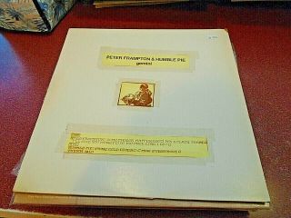 Peter Frampton And Humble Pie Gemini Lp Live Tmoq Vg,  Vinyl