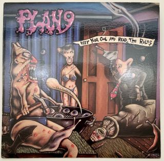 Plan 9 - Keep Your Cool And Read The Rules 1985 Pink Dust Lp [72034 - 1] Vg,  /vg,
