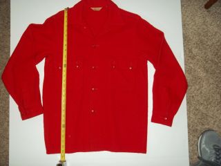 Vintage Boy Scout Red Wool Jacket