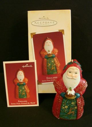 2005 Hallmark Keepsake Ornament England - Santas From Around The World Series