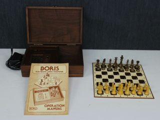 Vtg Boris Electronic Chess Computer 1977 Applied Concepts