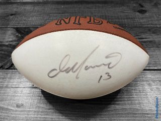 Vintage Miami Dolphins Dan Marino Autographed Signed Wilson Football Barn Find