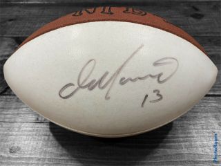 Vintage Miami Dolphins Dan Marino Autographed Signed Wilson Football Barn Find 2
