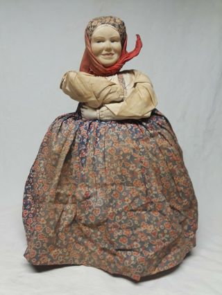 Vintage Antique Tea Cozy Doll European Origin
