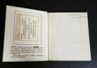 VINTAGE 1915 STAMPKRAFT 1ST EDITION ALICE IN WONDERLAND DONE IN POSTER STAMPS 3