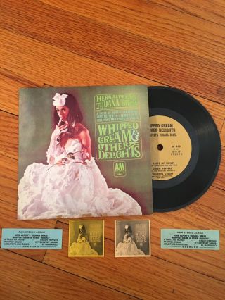 Herb Alpert Whipped Cream Other Delights Jukebox Ep Record Sleeve Photos Strips